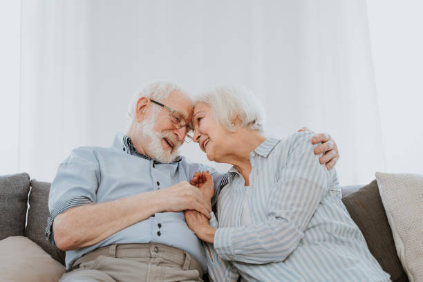 istock Elderly couple in love 1363091525