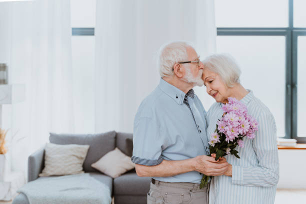 istock Elderly couple in love 1363092786