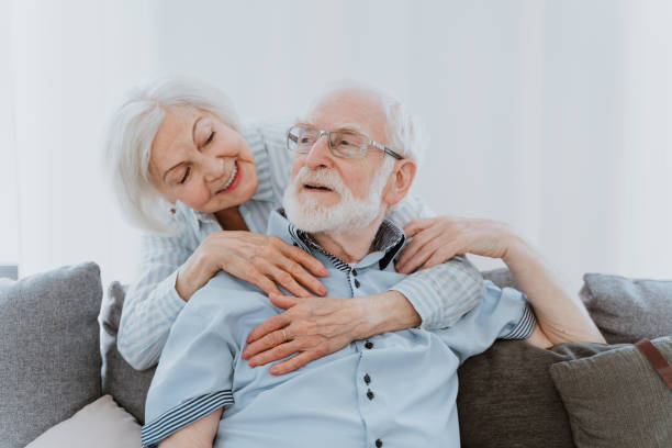 istock Elderly couple in love 1363093070