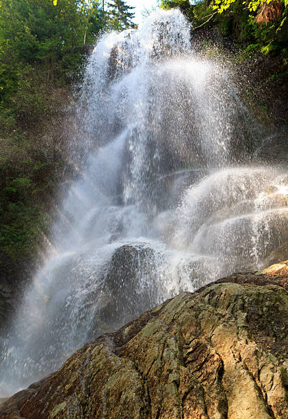 beaver meadow falls tropfen - adirondack mountains adirondack state park air landscape stock-fotos und bilder