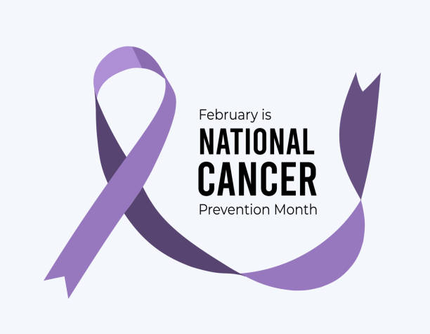 istock National Cancer Prevention Month. Vector illustration on white 1363095966