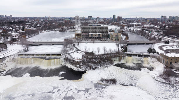 istock Rideau Falls in winter 1363096078