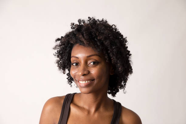 istock Beautiful black woman portrait 1363102673