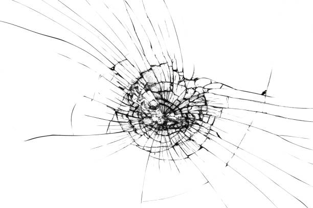 istock The effect of broken glass screen smartphone, cracked on a white background 1363102765