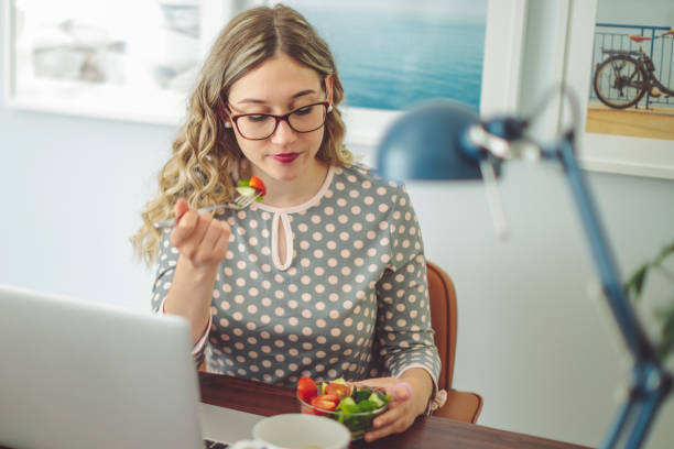 istock Young woman at home 1363104037