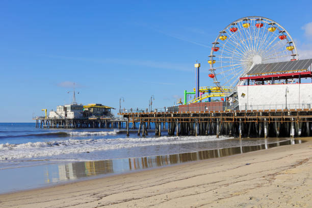 istock Santa Monica Pier - Los Angeles 1363106618