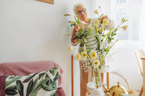 istock Senior woman at home 1363106682