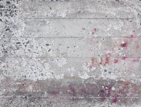Weathered cement wall surface, abstract light gray backgrounds. Concrete grunge texture with white stucco, plaster. Loft style. Copy, text space