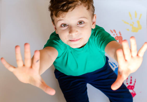 istock Close up little boy smile 1363124818