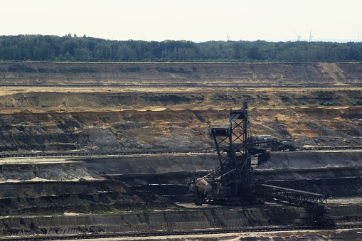 The Hambach opencast mine near Kerpen in the Rhineland