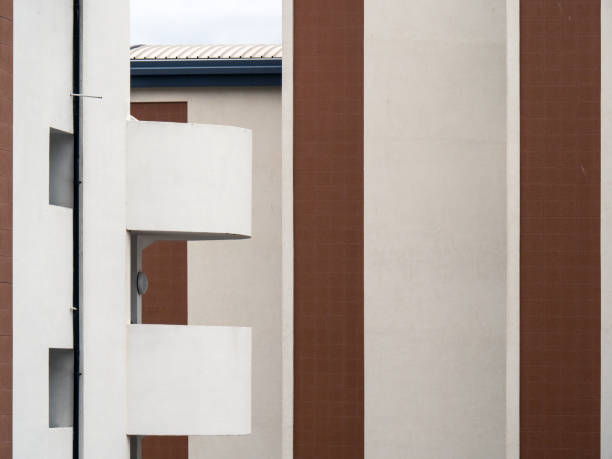 istock Modern architecture detail, flats. Abstract image. 1363128153