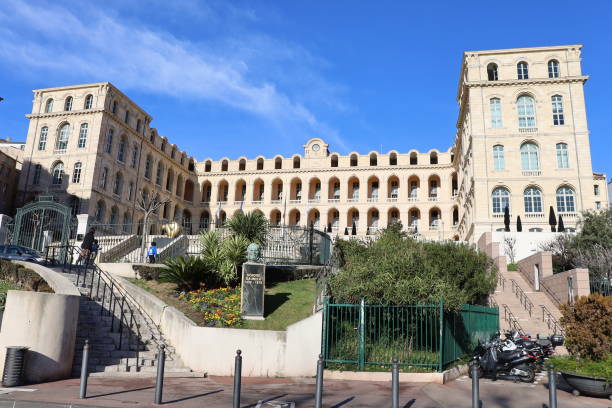 Former Hotel Dieu hospital, transformed into an InterContinental hotel, exterior view, city of Marseille, Bouches du Rhône department, France