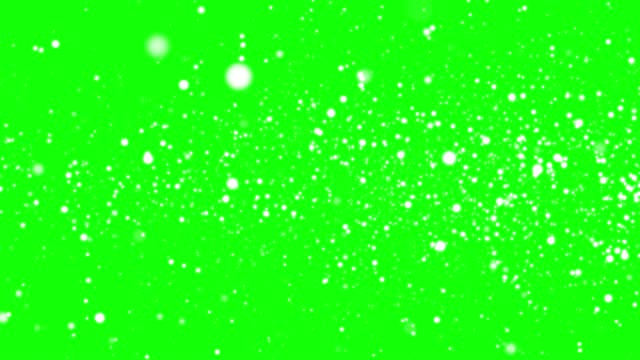 4K Abstract Particle Background - Loopable - Chroma Key - Green Screen