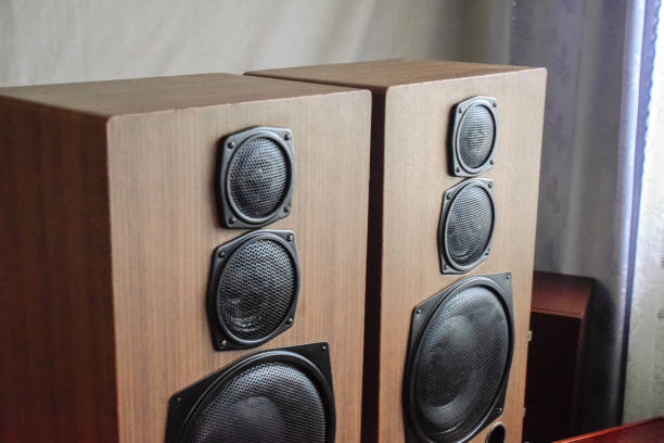 istock Large Soviet speakers Orbita 35as-016. Vintage 1363132333