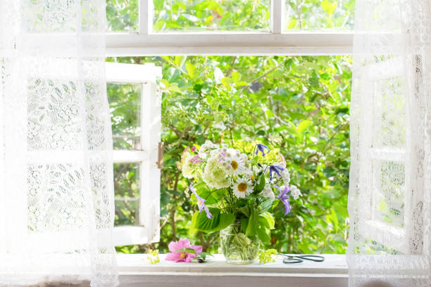 istock Bouquet of garden flowers 1363134920