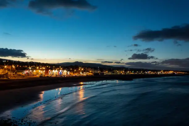 Bray Seafront at Dusk, County Wicklow, Ireland