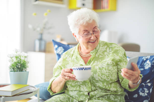 istock Senior woman at home 1363137971