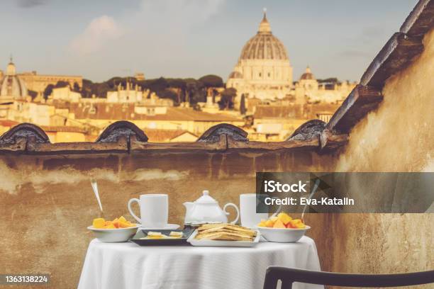 Rome Italy Stock Photo - Download Image Now - Rome - Italy, Breakfast, Italian Culture