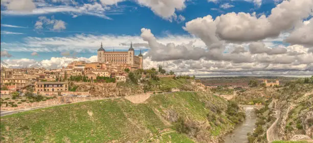 Photo of Toledo, an ancient city in central Spain near Madrid