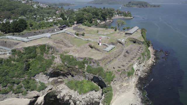 Aerial view of Niebla fort