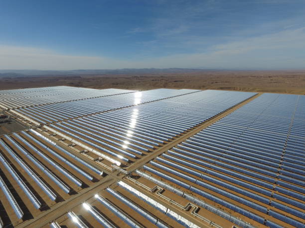 istock Ouarzazate Solar Power Station, also called Noor Power Station is a solar power complex located in the Drâa-Tafilalet region in Morocco, 10 kilometres from Ouarzazate town, in Ghessat rural council area. 1363141201