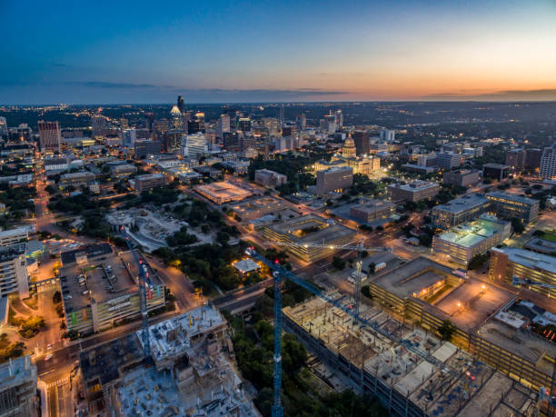 istock Construction Project Near University of Texas at Austin Texas USA 1363141224