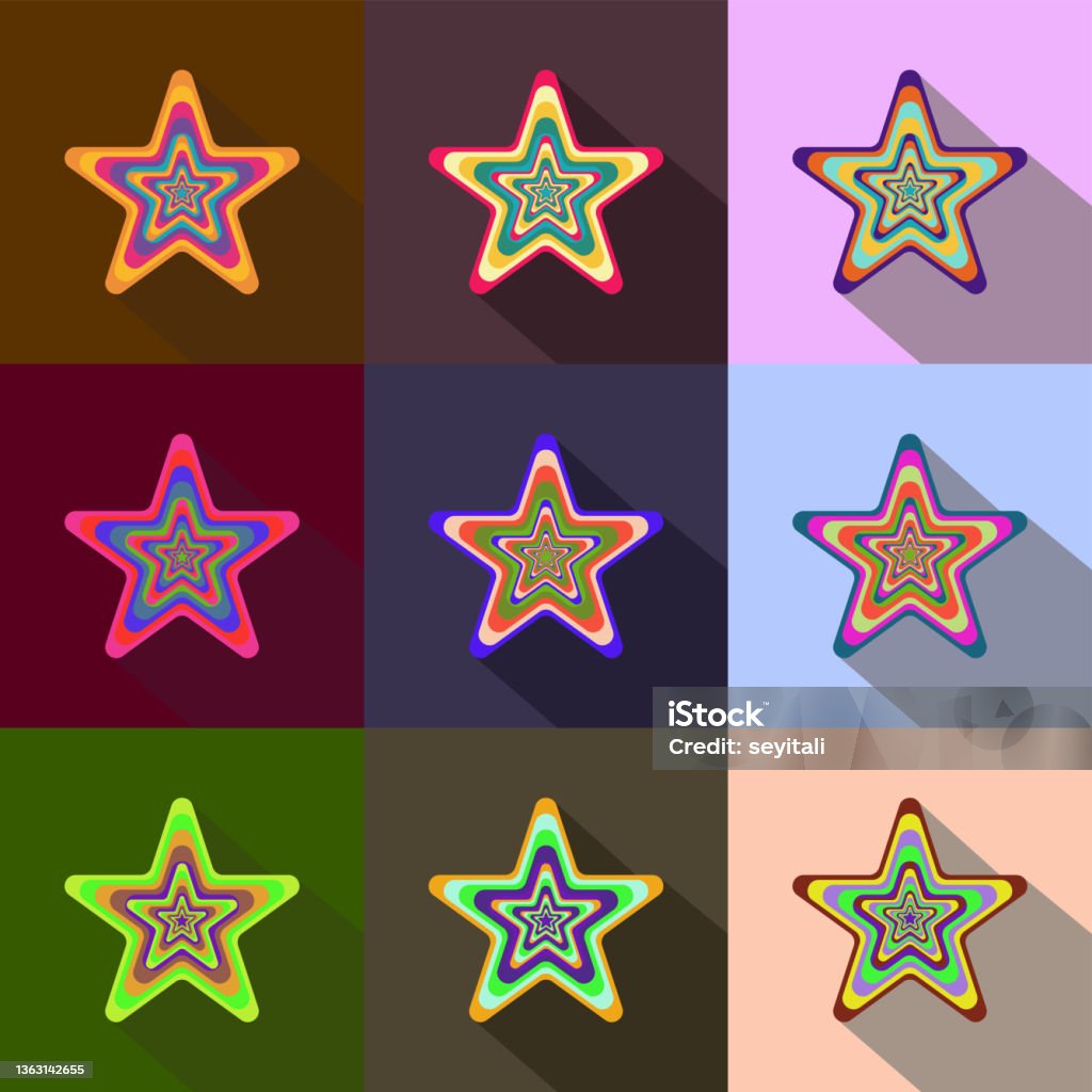 Star Vector Set Stock Illustration - Download Image Now - Computer ...