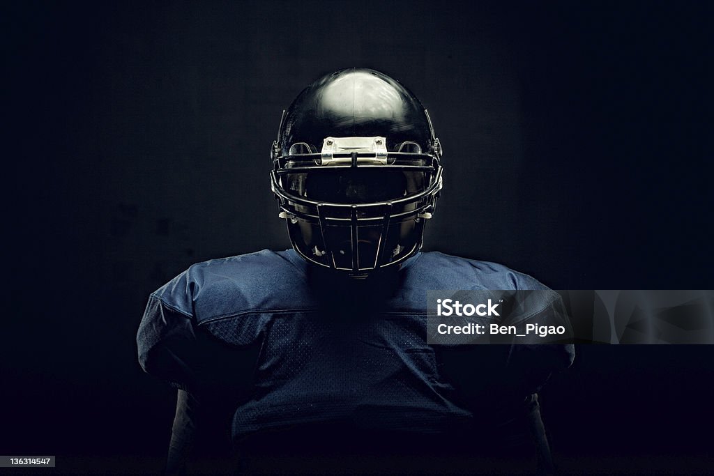 Giocatore di Football americano - Foto stock royalty-free di Football americano