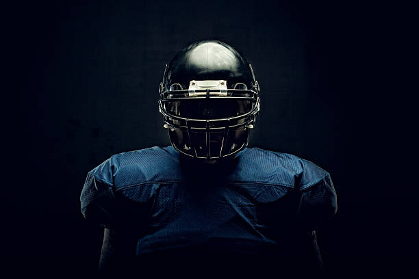 football player - blue helmet 뉴스 사진 이미지