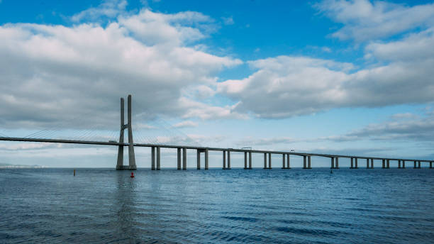istock Vasco da Gama bridge in Lisbon, Portugal 1363153051