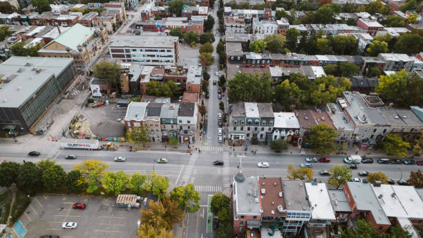 istock Aerial over Montreal, Canada in the summer 1363154020