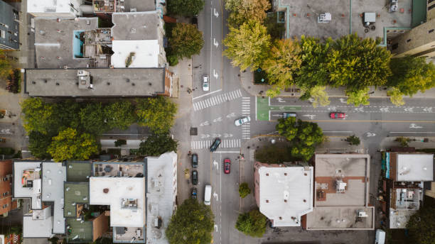 istock Aerial over Montreal, Canada in the summer 1363154045