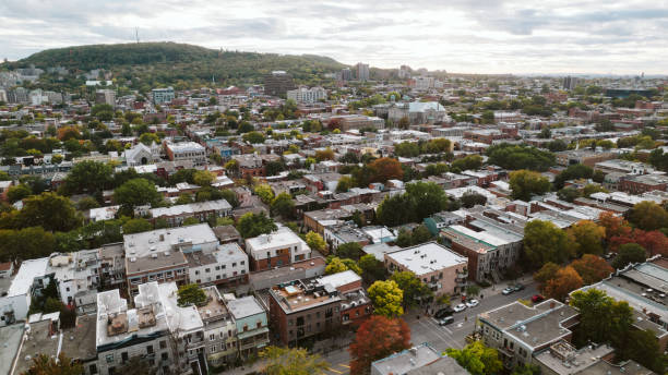 istock Aerial over Montreal, Canada in the summer 1363154072