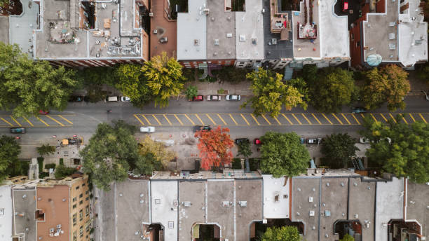 istock Aerial over Montreal, Canada in the summer 1363154073