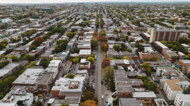 istock Aerial over Montreal, Canada in the summer 1363154074