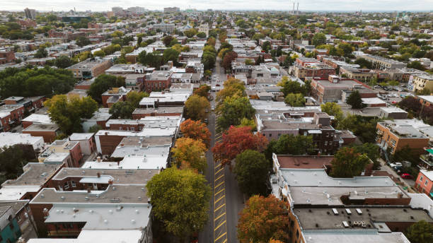 istock Aerial over Montreal, Canada in the summer 1363154112