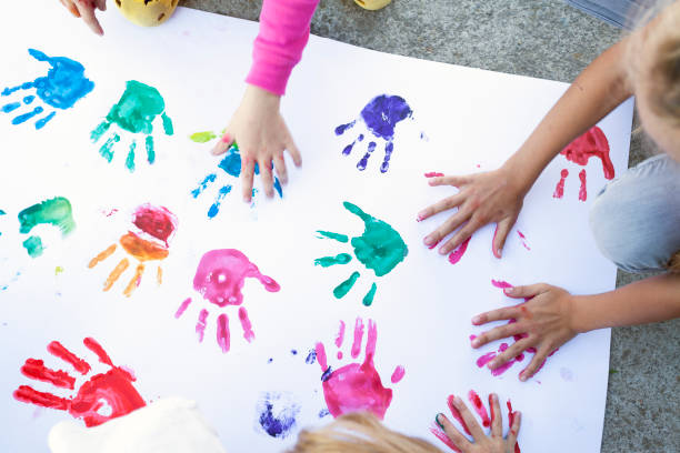 istock Colorful children hand 1363156199