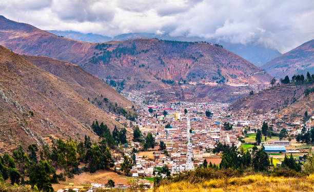 istock Aerial view of Tarma in Junin, Peru 1363164789