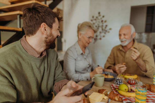 istock Breakfast with family 1363169118