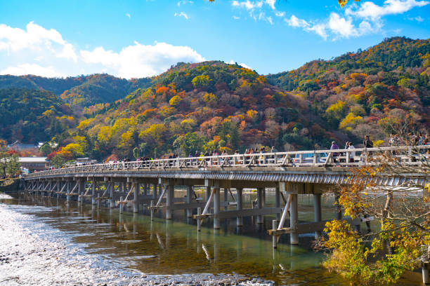 istock Togetsukyo Bridge in Arashiyama, Kyoto 1363174879
