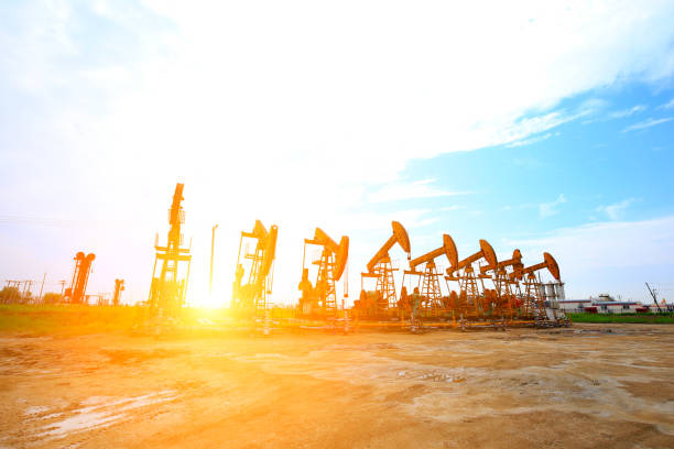istock The oil pump, industrial equipment 1363183094