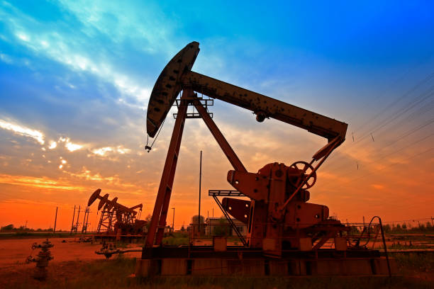 istock The oil pump, industrial equipment 1363183114