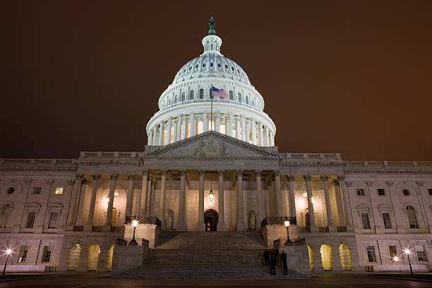 Capitol Building In Washington DC. stock photo