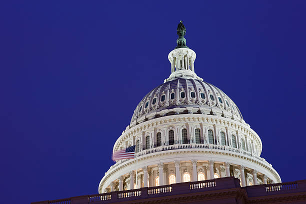 istock Capitol Building In Washington DC At Night 136318422