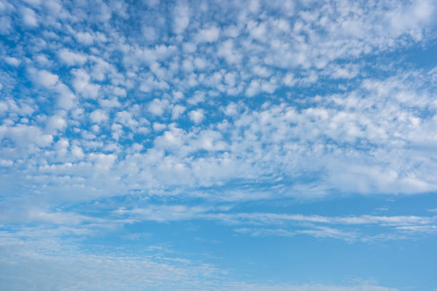istock Blue sky and white clouds background on daytime 1363189250