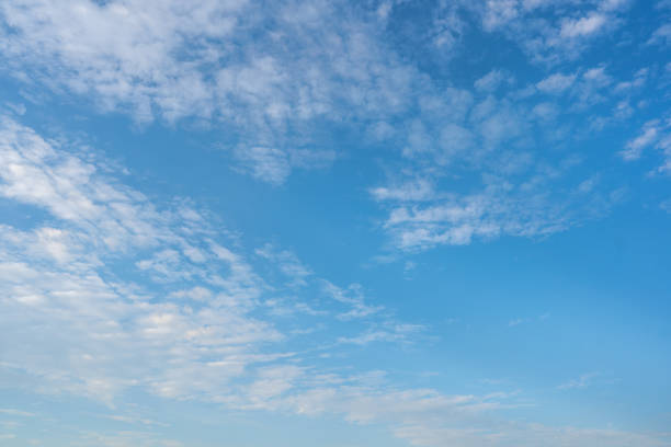 istock Blue sky and white clouds background on daytime 1363189261