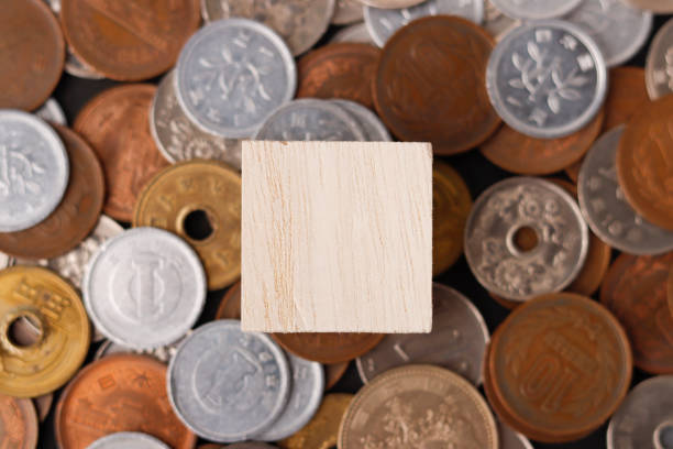 1 blank block and Japanese yen
