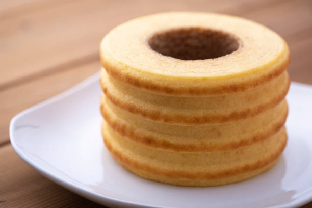 istock Delicious dessert image of Baumkuchen 1363195019