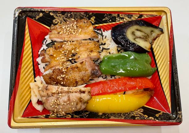 grilled chicken and vegetables