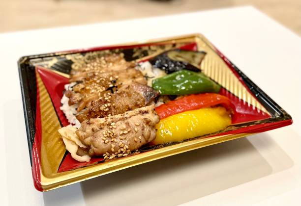 grilled chicken and vegetables